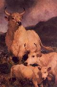 Sir Edwin Landseer Wild Cattle at Chillingham China oil painting reproduction